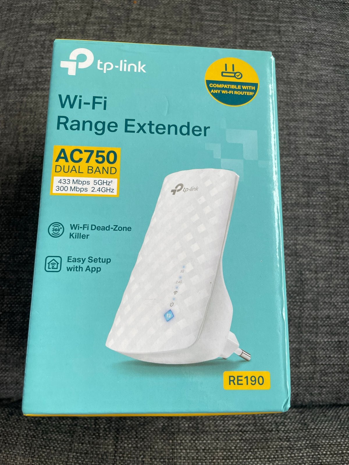 TP-Link AC750 Wi-Fi Range Extender RE190 Dual Band, Ophalen of Verzenden, Nieuw