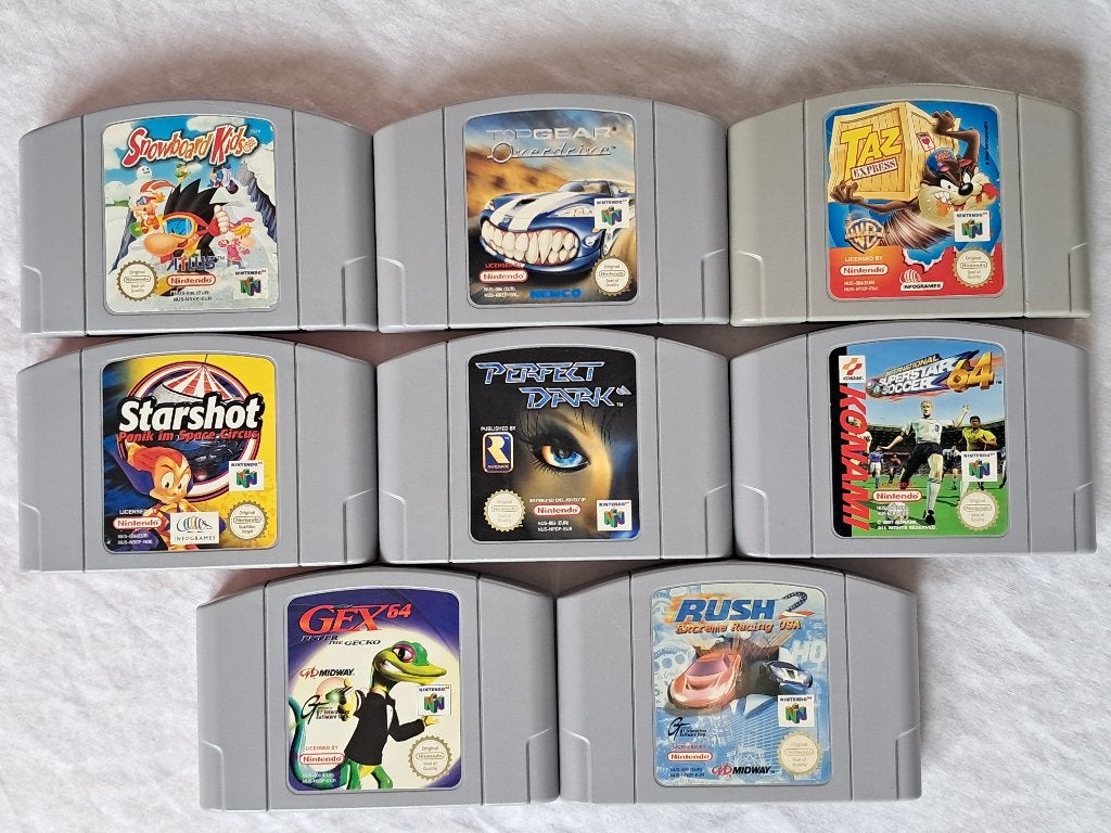 8 Nintendo 64 Games / Spellen Set Te Koop, Avontuur en Actie, Gebruikt, Eén computer, Ophalen of Verzenden