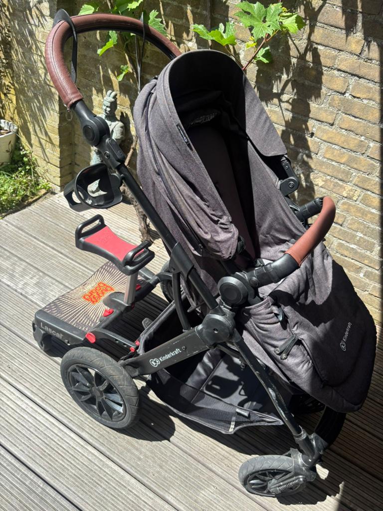 Water repellent kinderwagen & buggy + kind seat lascal maxi+, Ophalen, Zo goed als nieuw, Overige merken