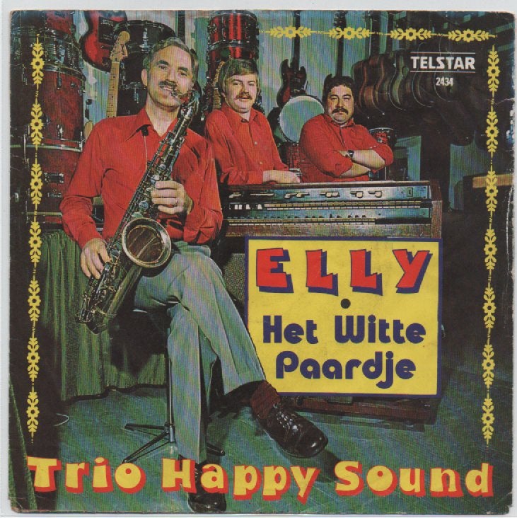 Trio Happy Sound- Elly/ Het witte Paardje TELSTAR, Verzenden