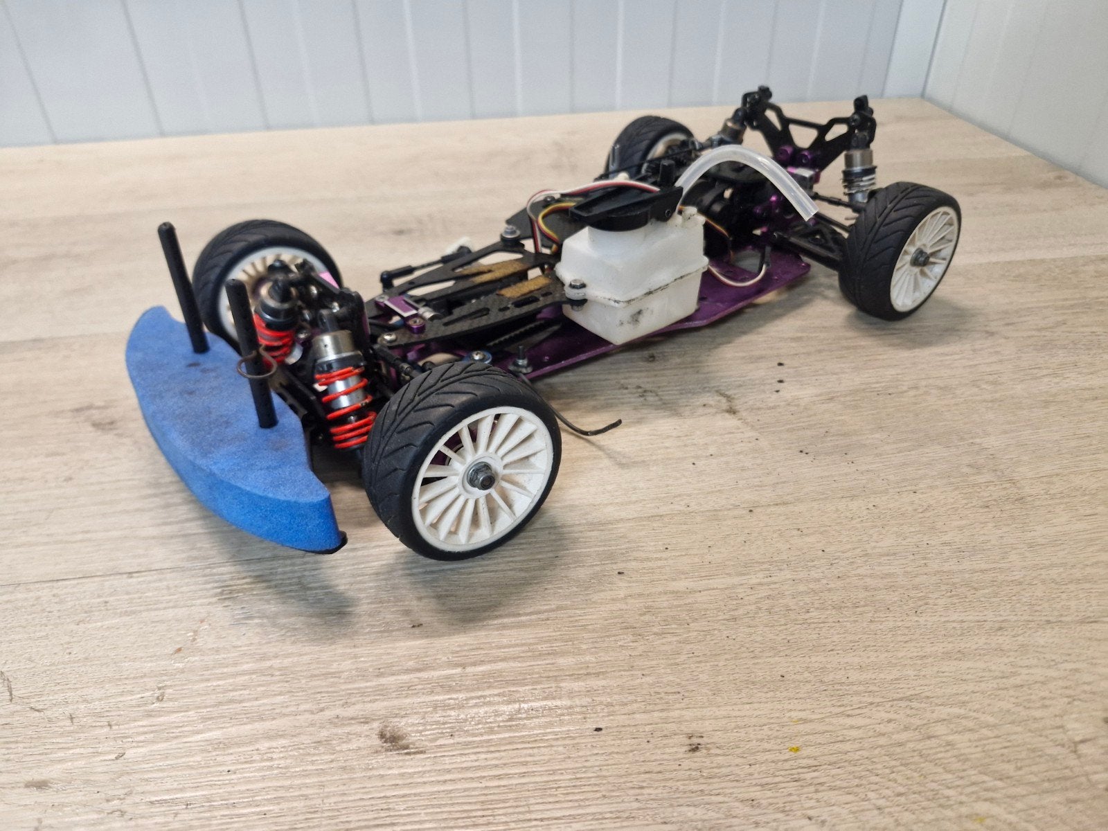 hpi rs4  2 speed 1/10 chassis, Ophalen of Verzenden, Gebruikt, Nitro, Auto onroad
