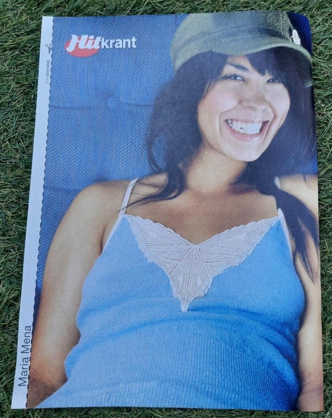 Poster A4 Hitkrant 2009 Maria Mena, A4 of kleiner, Ophalen of Verzenden, Muziek, Rechthoekig Staand