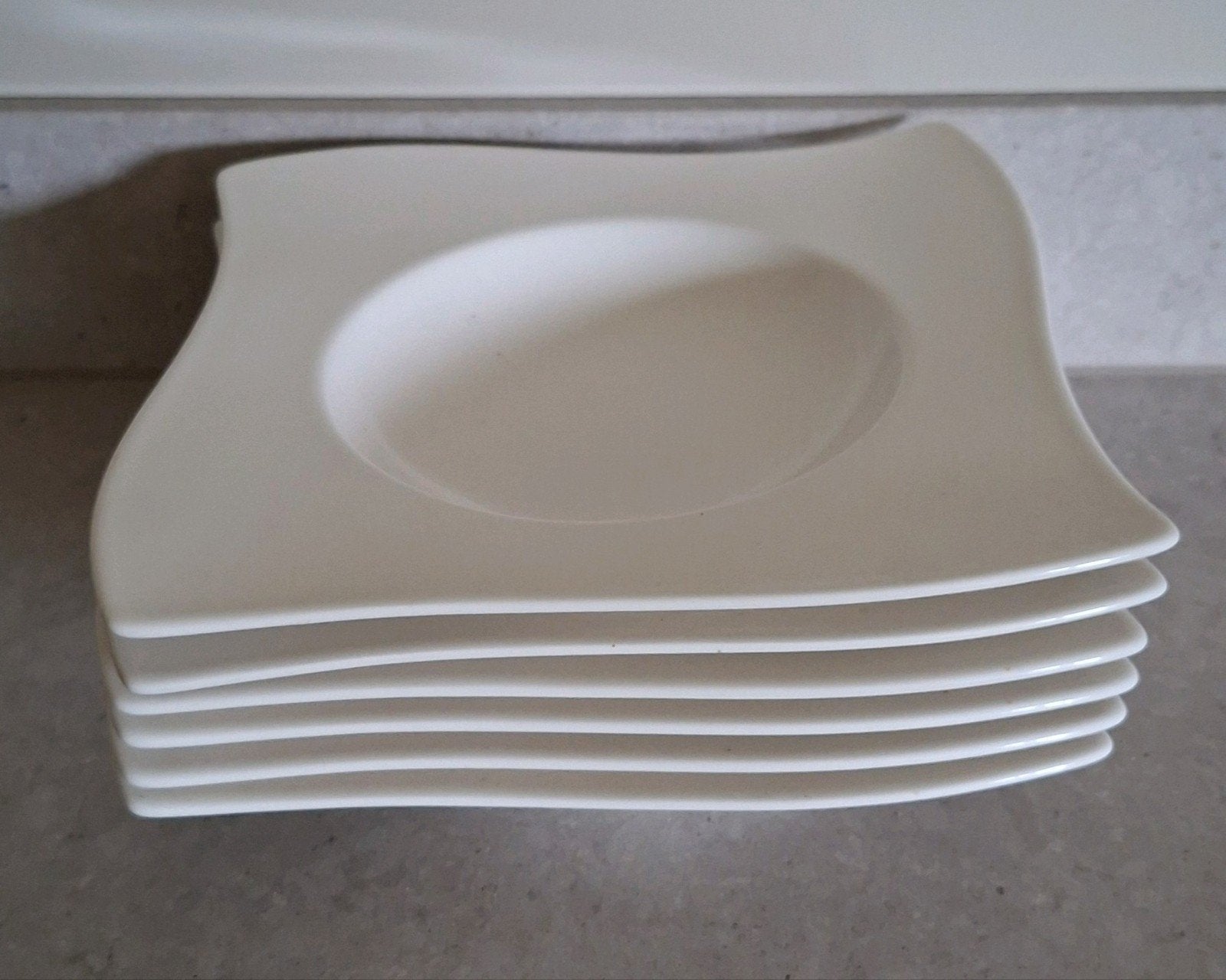 Villeroy & Boch NewWave diepe borden / soepborden, Villeroy & Boch, Ophalen of Verzenden, Zo goed als nieuw, Bord(en)
