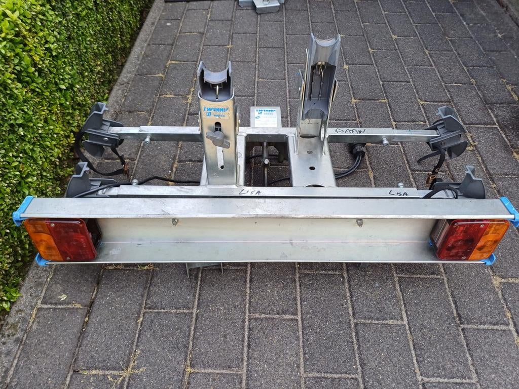 Twinny Load Fietsendrager voor 2 fietsen trekhaakdrager, Ophalen, Gebruikt, Trekhaakdrager