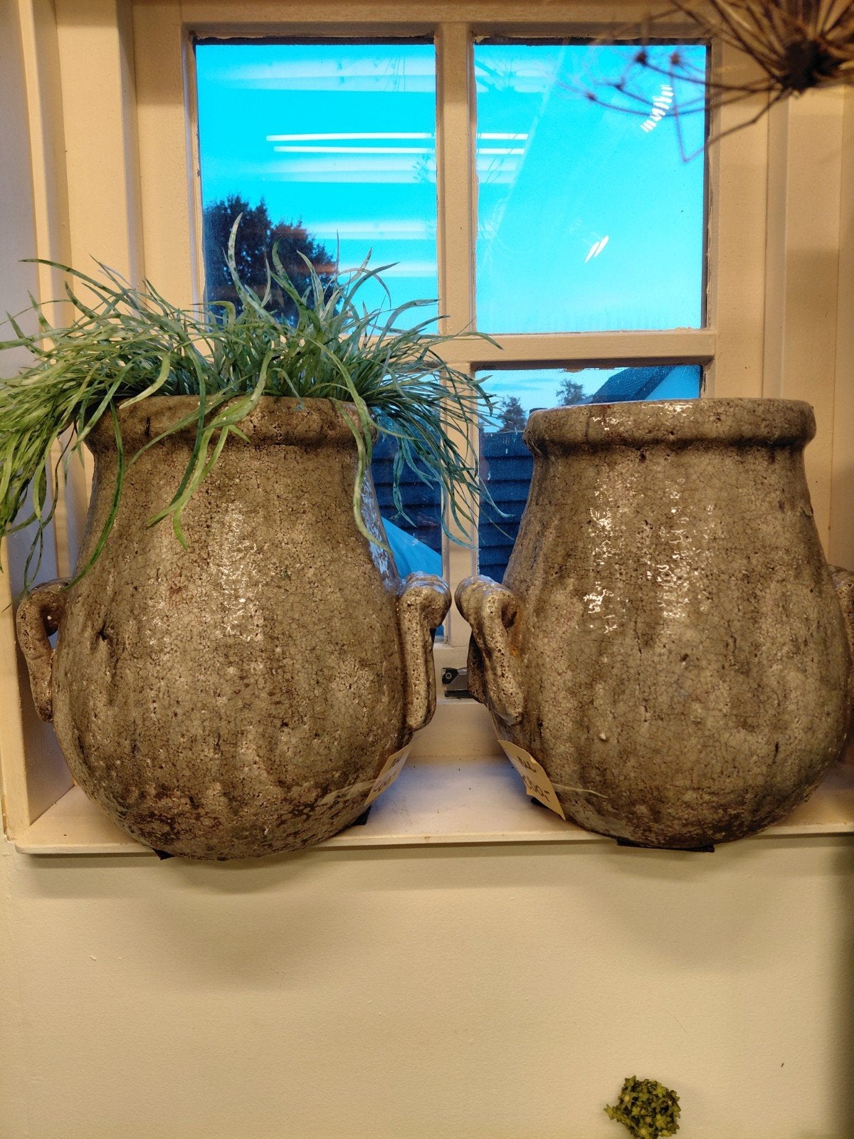 Decoratieve sierpotten voor de huiskamer, Ophalen, Gebruikt, Landelijk, Grijs