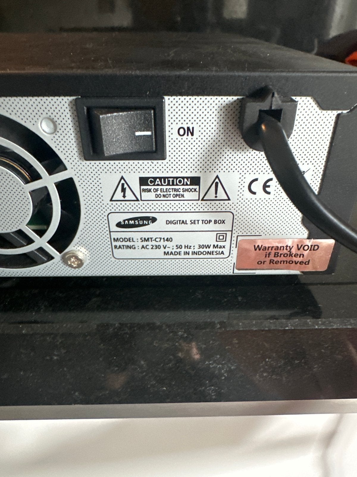 Samsung SMT-C7140 Digitale Set-Top Box, Audio, Tv en Foto, Ophalen of Verzenden, Zo goed als nieuw, Harddiskrecorder