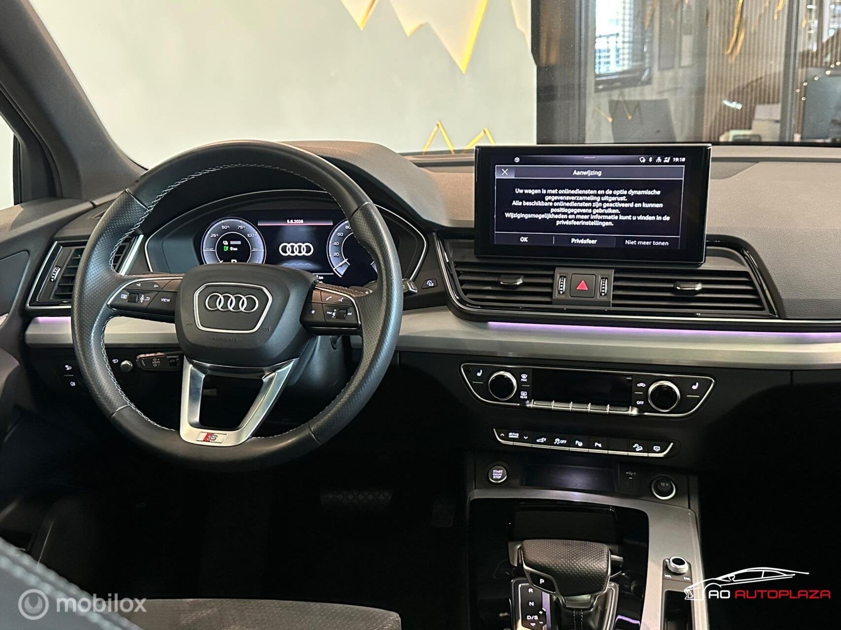 Audi Q5 50 TFSI e S edition Panorama/S-line/Massage/HUD, Auto's, Audi, Automaat, Automatische klimaatregeling, Euro 6, 4 cilinders