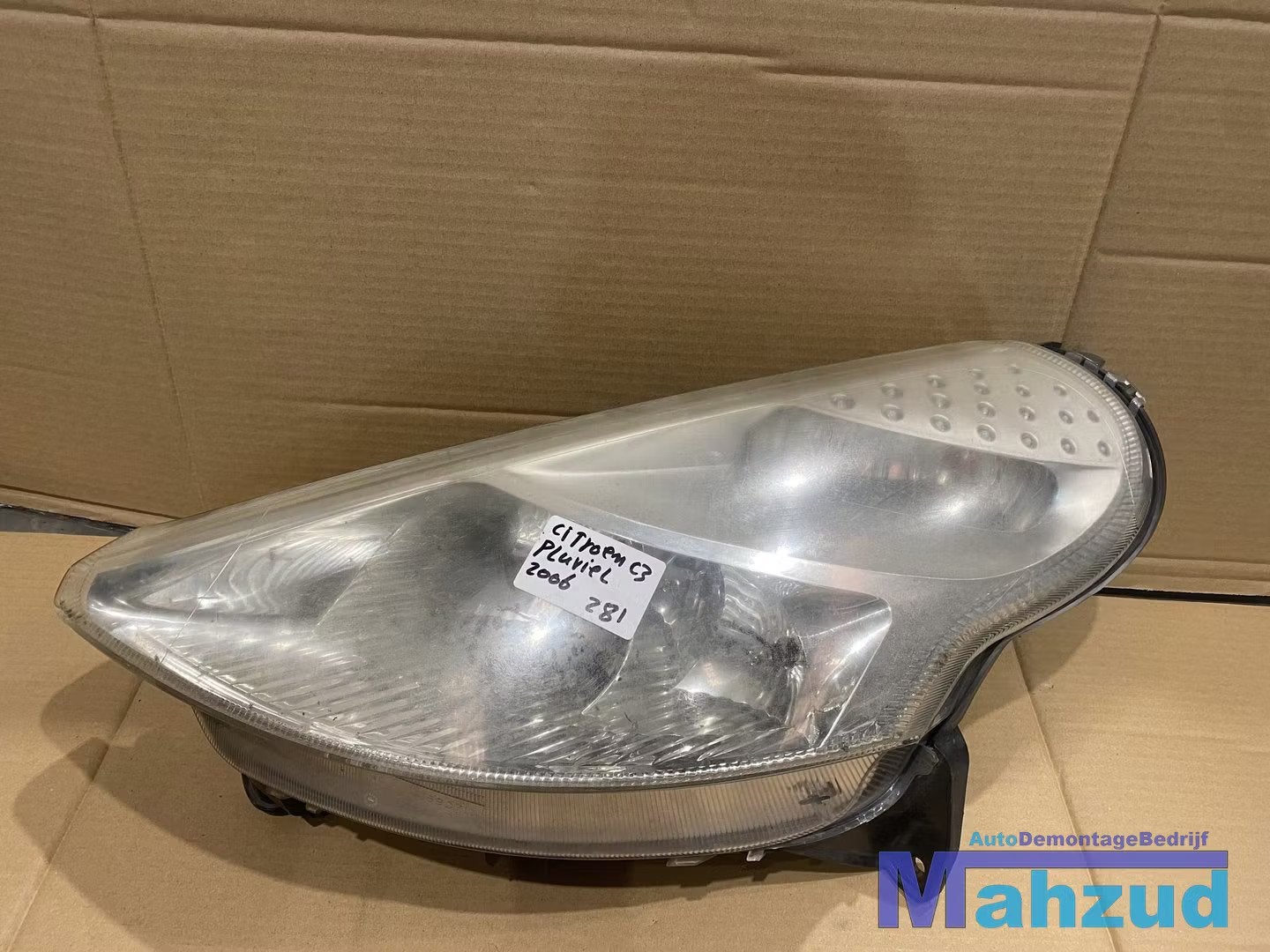 CITROEN C3 Pluriel Links koplamp left headlight UK ENGELS, Gebruikt, Citroën, Stellantis N.V., Ophalen of Verzenden