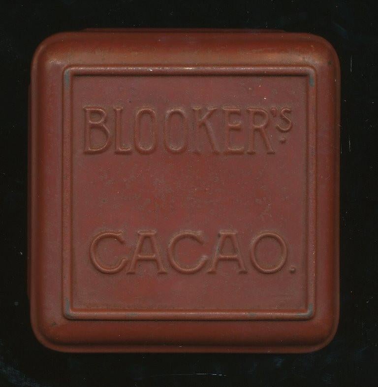 Vintage metalen Blokker's Cacao Blik, Verzamelen, Ophalen of Verzenden, Gebruikt, Overige, Overige merken