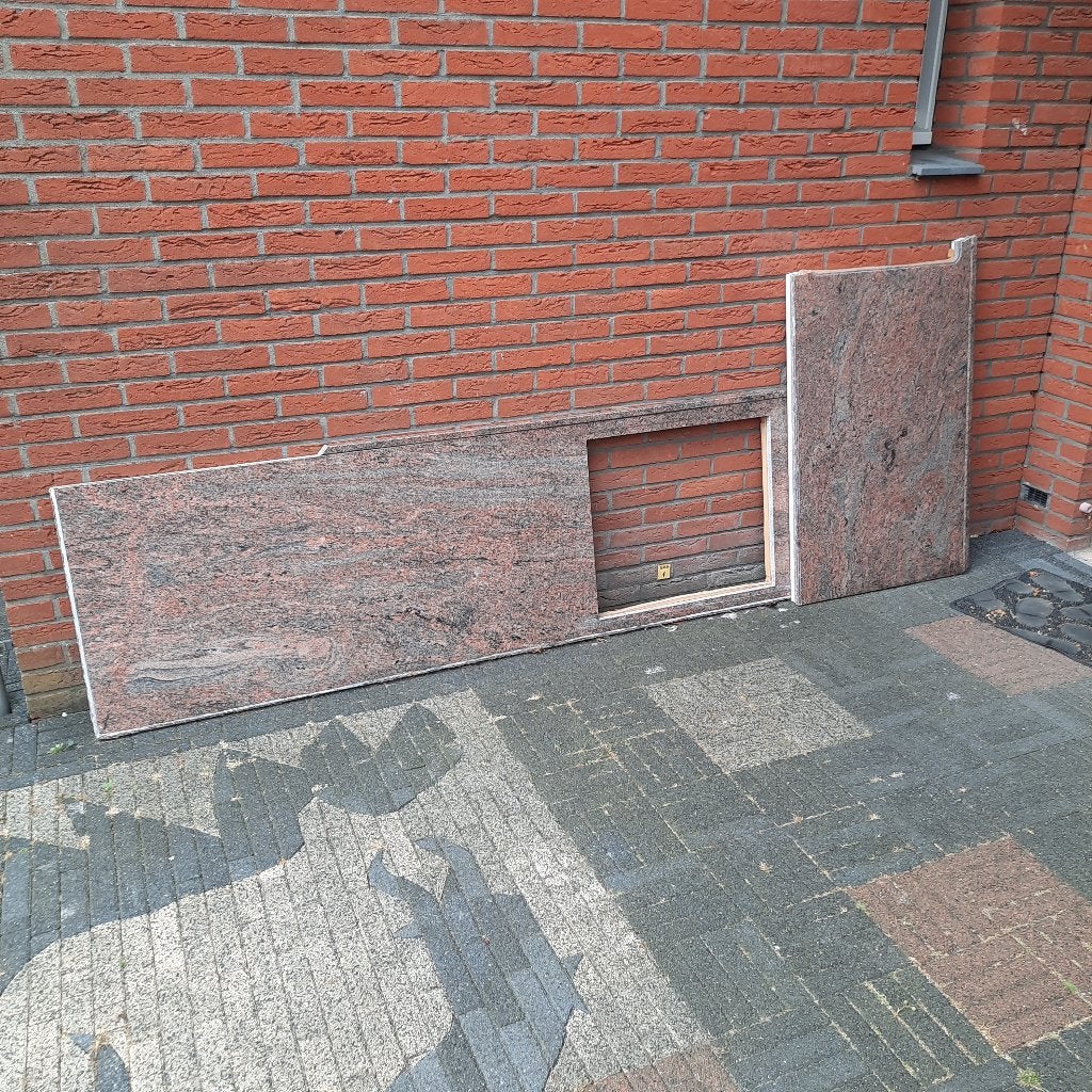 Graniet, 2 stukken, Ophalen, Gebruikt, Meerkleurig, 50 tot 100 cm