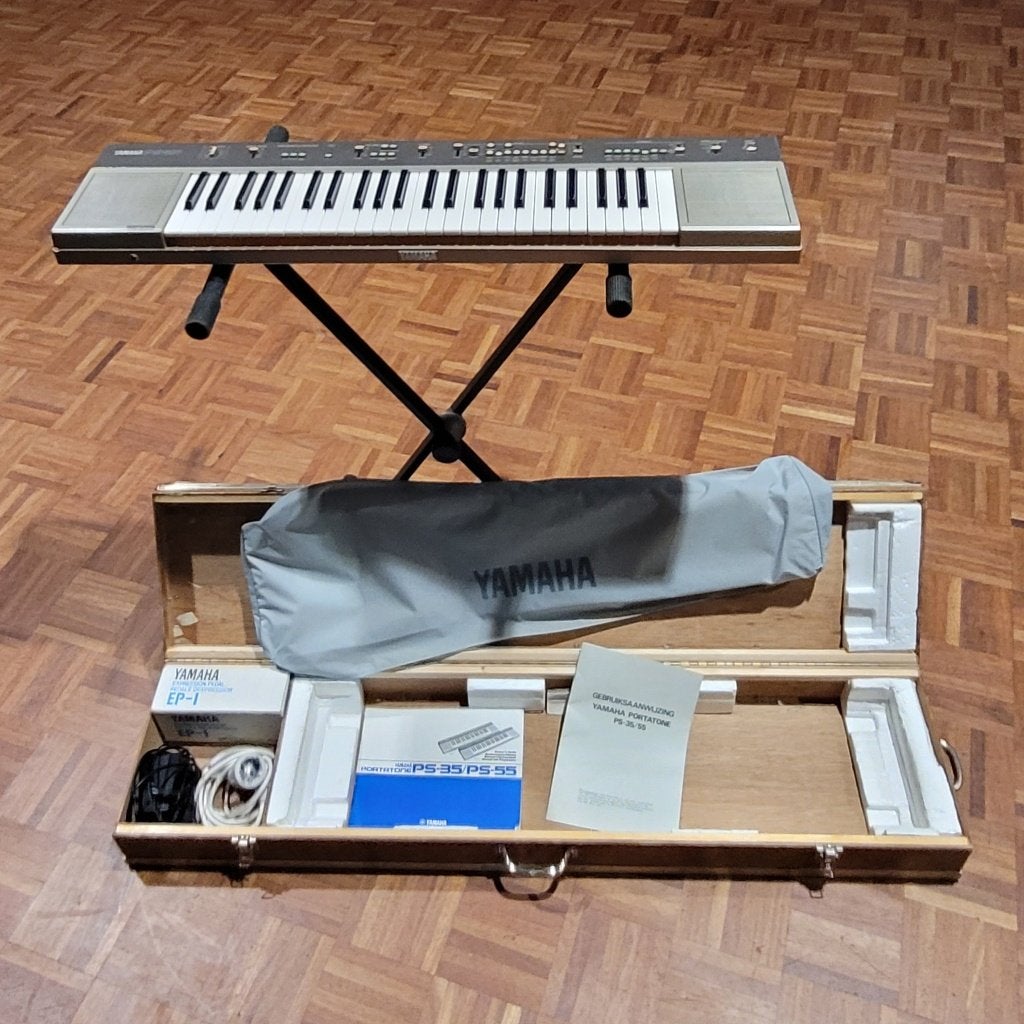 Synthesizer Yamaha PS-35, Met koffer of flightcase, Gebruikt, Yamaha, Ophalen