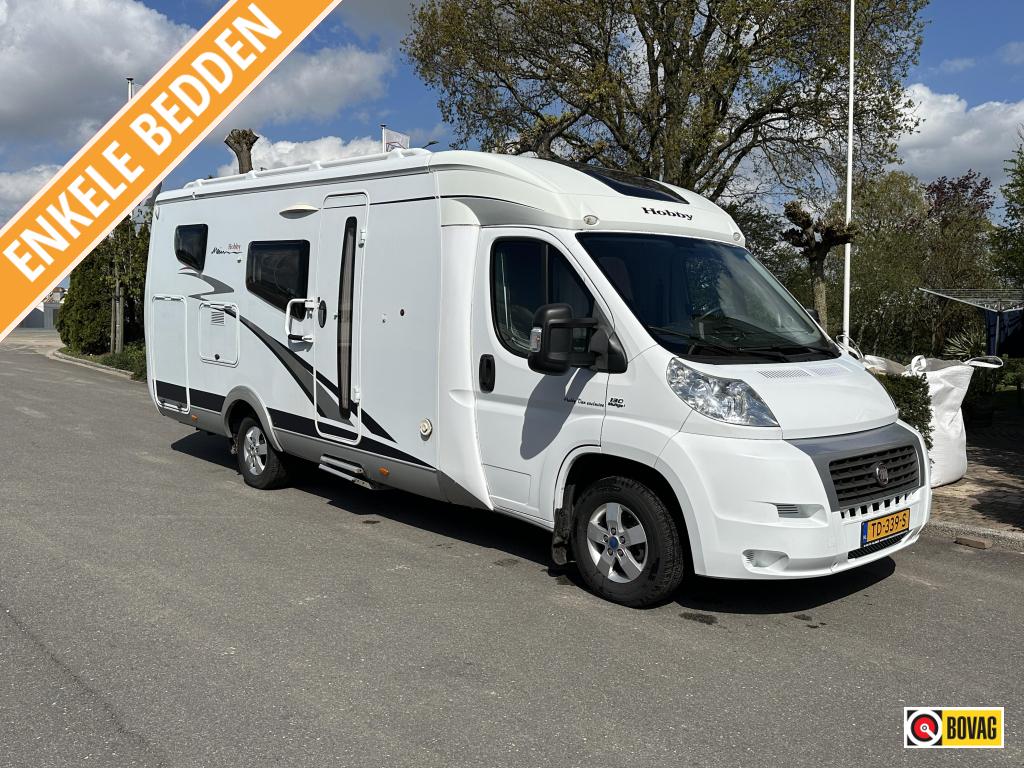Hobby Van Exclusive 550 Enkele bedden Veel opties, Ringverwarming, Fiat, Hobby, 7 tot 8 meter
