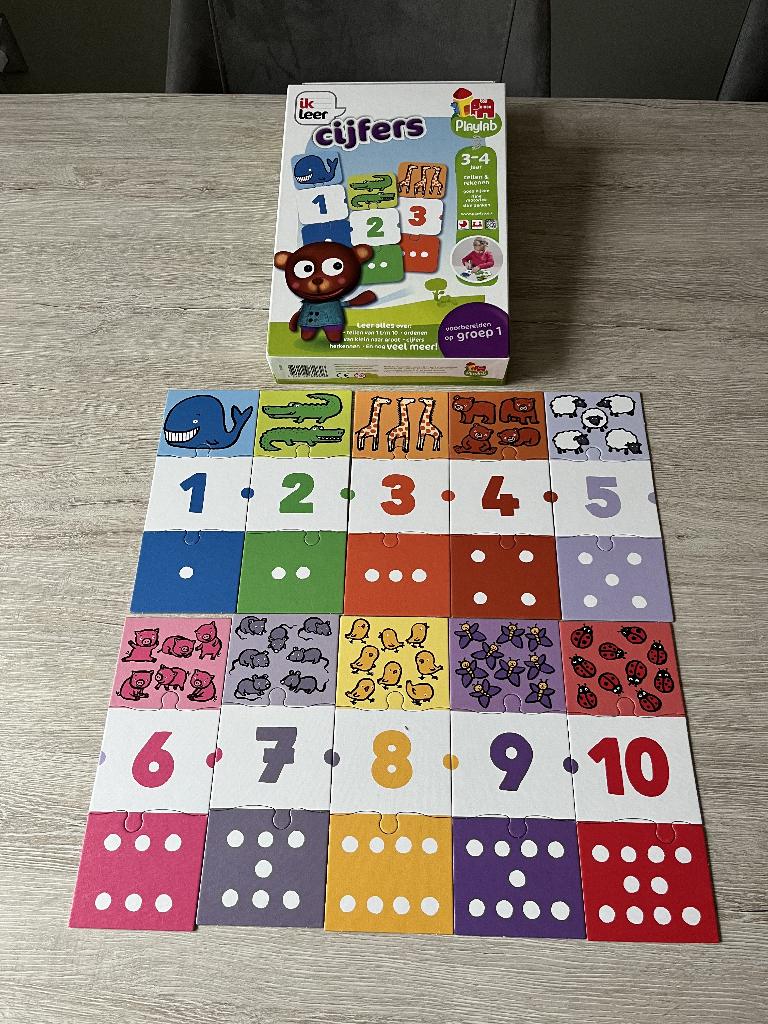 Ik leer cijfers, Kinderen en Baby's, Speelgoed | Educatief en Creatief, Ophalen of Verzenden, Zo goed als nieuw, Taal en Lezen