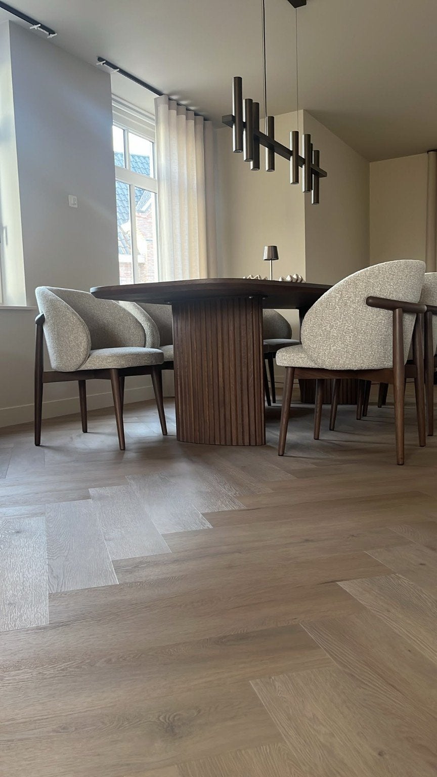 PVC-VLOER VISGRAAT BELAKOS Attico 82, Huis en Inrichting, Ophalen, Bruin, 75 m² of meer, Overige typen