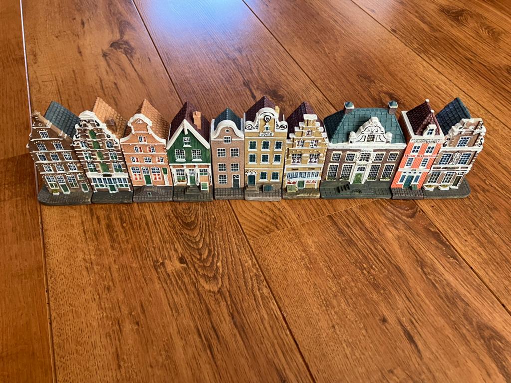 Blokker grachtenpanden huisjes, Ophalen of Verzenden, Zo goed als nieuw