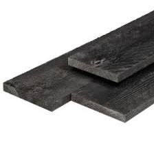 Zwart gebeitste geïmpregneerde tuinplanken, Ophalen, Zo goed als nieuw, Planken