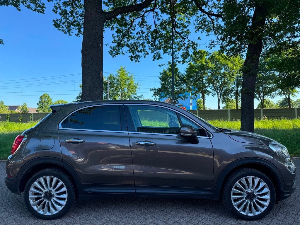 Fiat 500 X 1.4 Turbo MultiAir Lounge 2016 90DKM NAP, Auto's, Fiat, Voorwielaandrijving, Gebruikt, 4 cilinders, Bruin