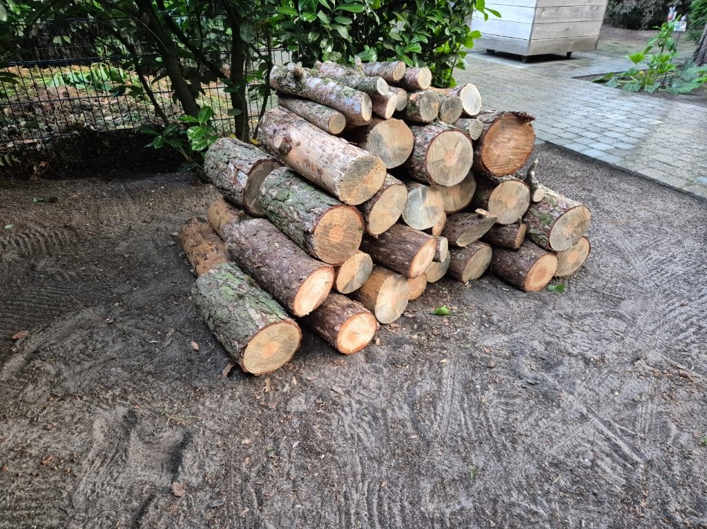 Stookhout / kachel hout / stammen / stamhout, Tuin en Terras, Minder dan 3 m³, Ophalen, Stammen