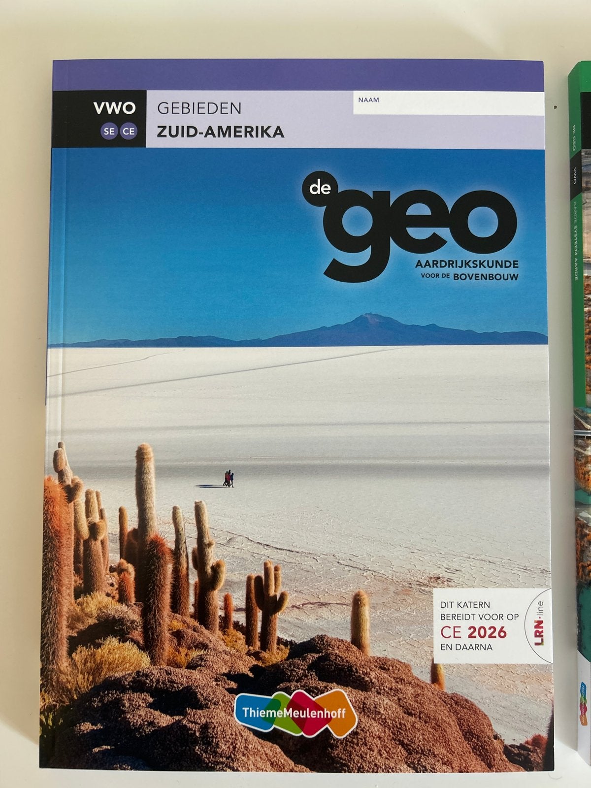 De Geo VWO Aardrijkskunde Boeken: Zuid-Amerika & Systeem Aar, Ophalen of Verzenden, Zo goed als nieuw, VWO, Aardrijkskunde