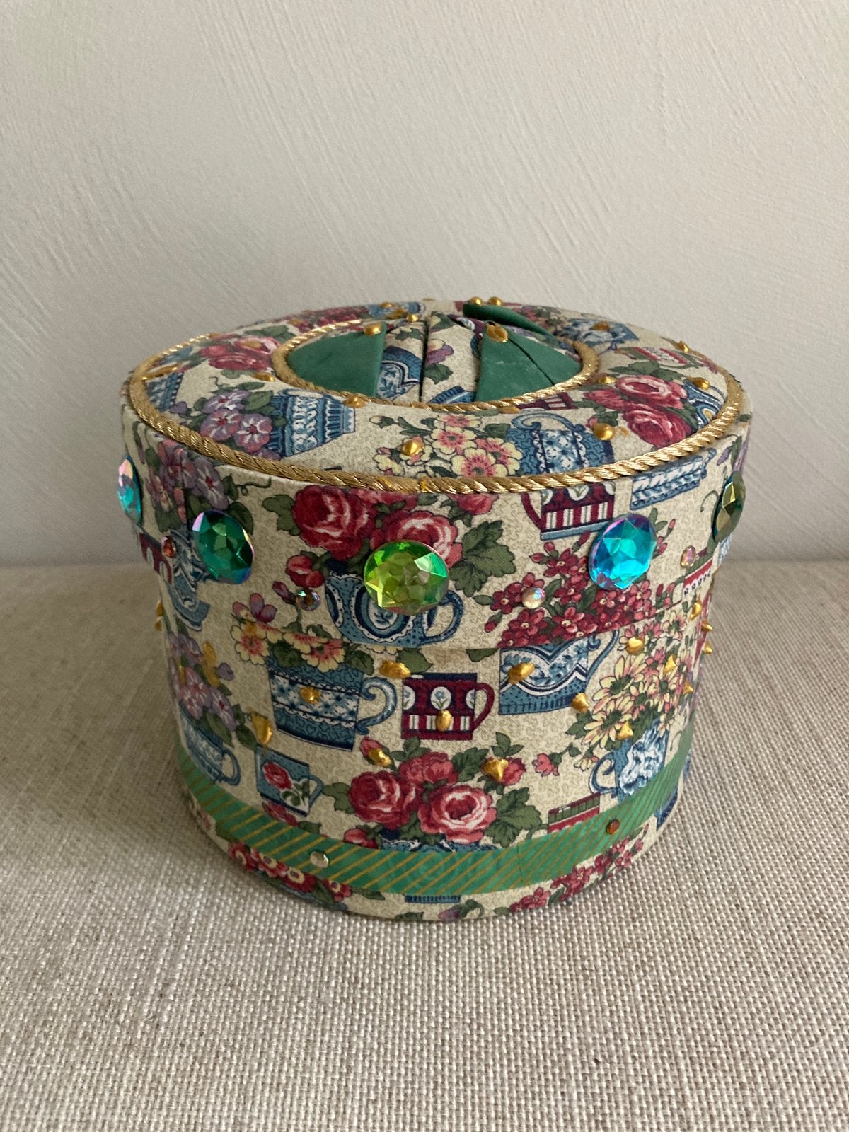 Brocante opbergdoos, Ophalen of Verzenden