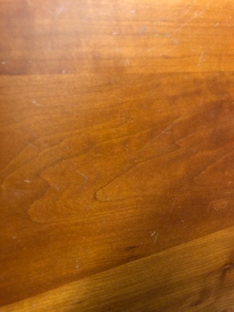 Kersenhouten bureau, Huis en Inrichting, Ophalen, Gebruikt, Hout, Overige merken
