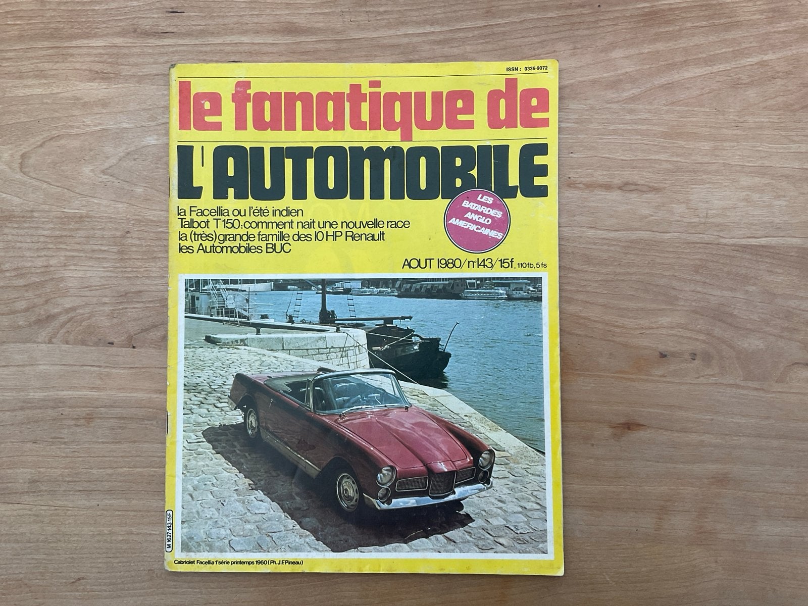 Le Fanatique de l'Automobile - Augustus 1980 Facel Vega, Ophalen of Verzenden, Gelezen, Algemeen