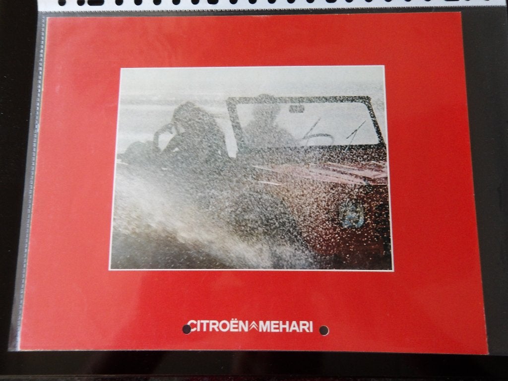 Citroën Méhari Brochure/Folder, Gelezen, Ophalen of Verzenden, Citroën, Citroën