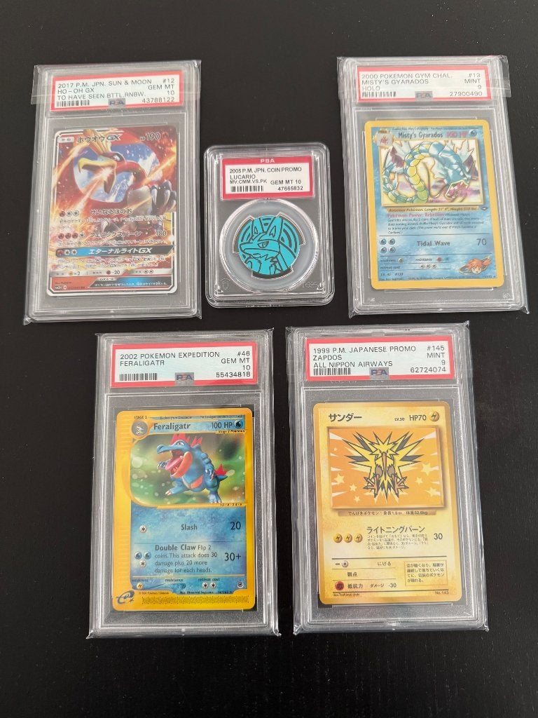 Pokemon PSA, Ophalen, Zo goed als nieuw