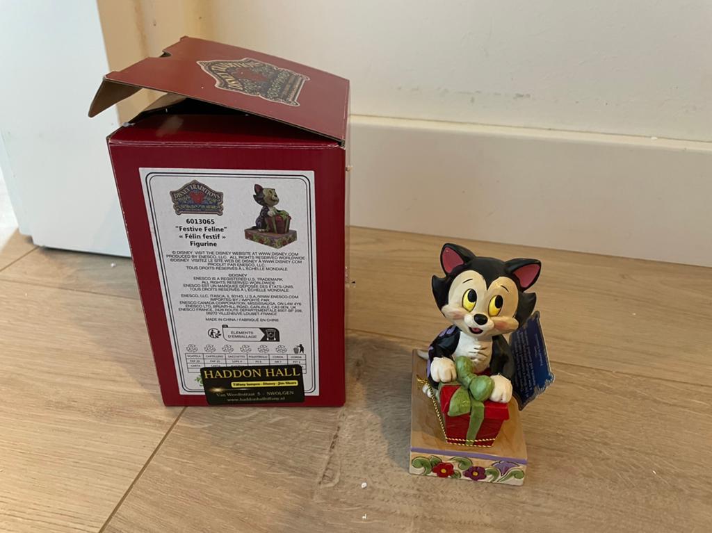 Figaro Christmas Personality Pose kerstmis Pinokkio, Ophalen of Verzenden, Overige figuren, Zo goed als nieuw, Beeldje of Figuurtje