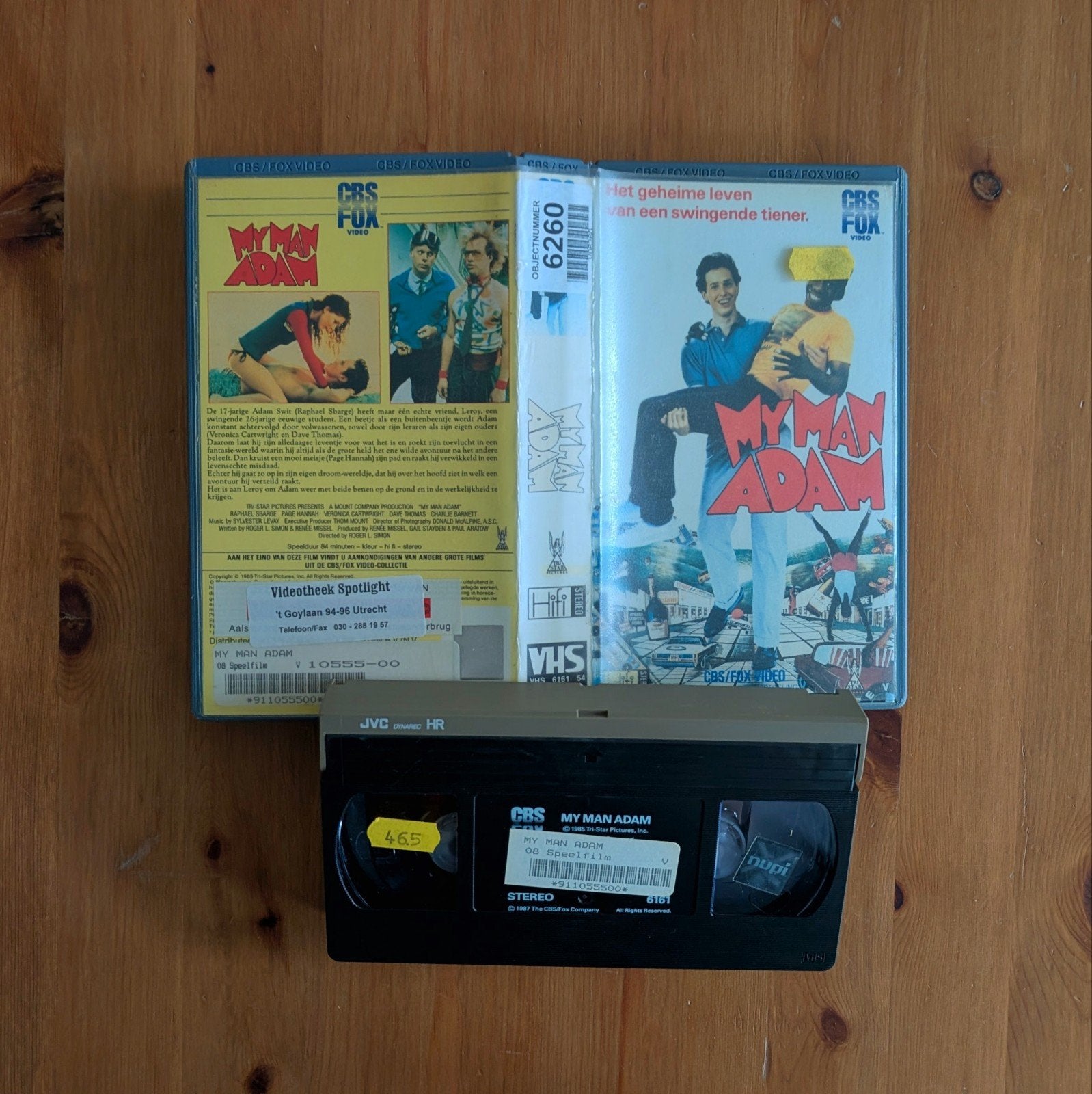 My Man Adam (1985) VHS Ex Rental, Alle leeftijden, Verzenden, Gebruikt, Komedie