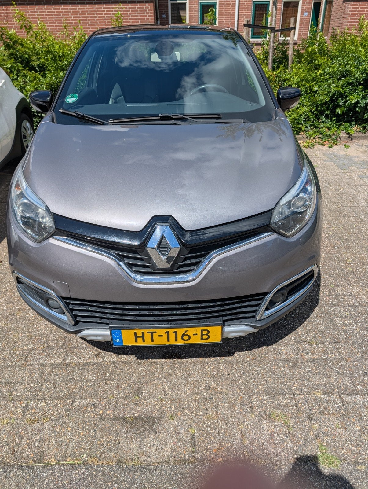 Renault Captur 0.9 TCE 90 2016 Grijs, Auto's, Renault, Voorwielaandrijving, 898 cc, Zwart, 49 €/maand