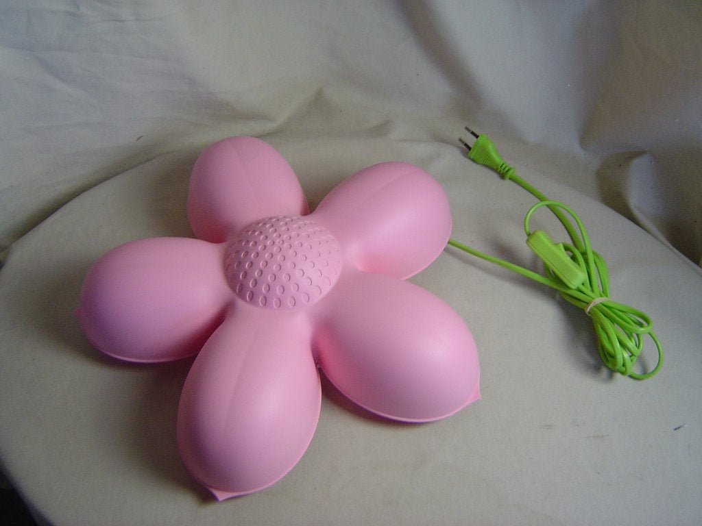 Roze wandlamp Smila Blomma Ikea, Kunststof, Bedlamp, IKEA, Roze