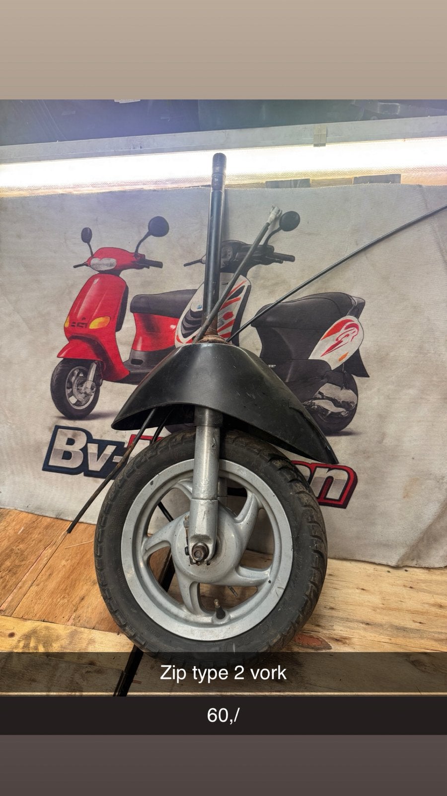 Zip type 2 voorvork, Motoren, Tuning en Styling, Ophalen of Verzenden