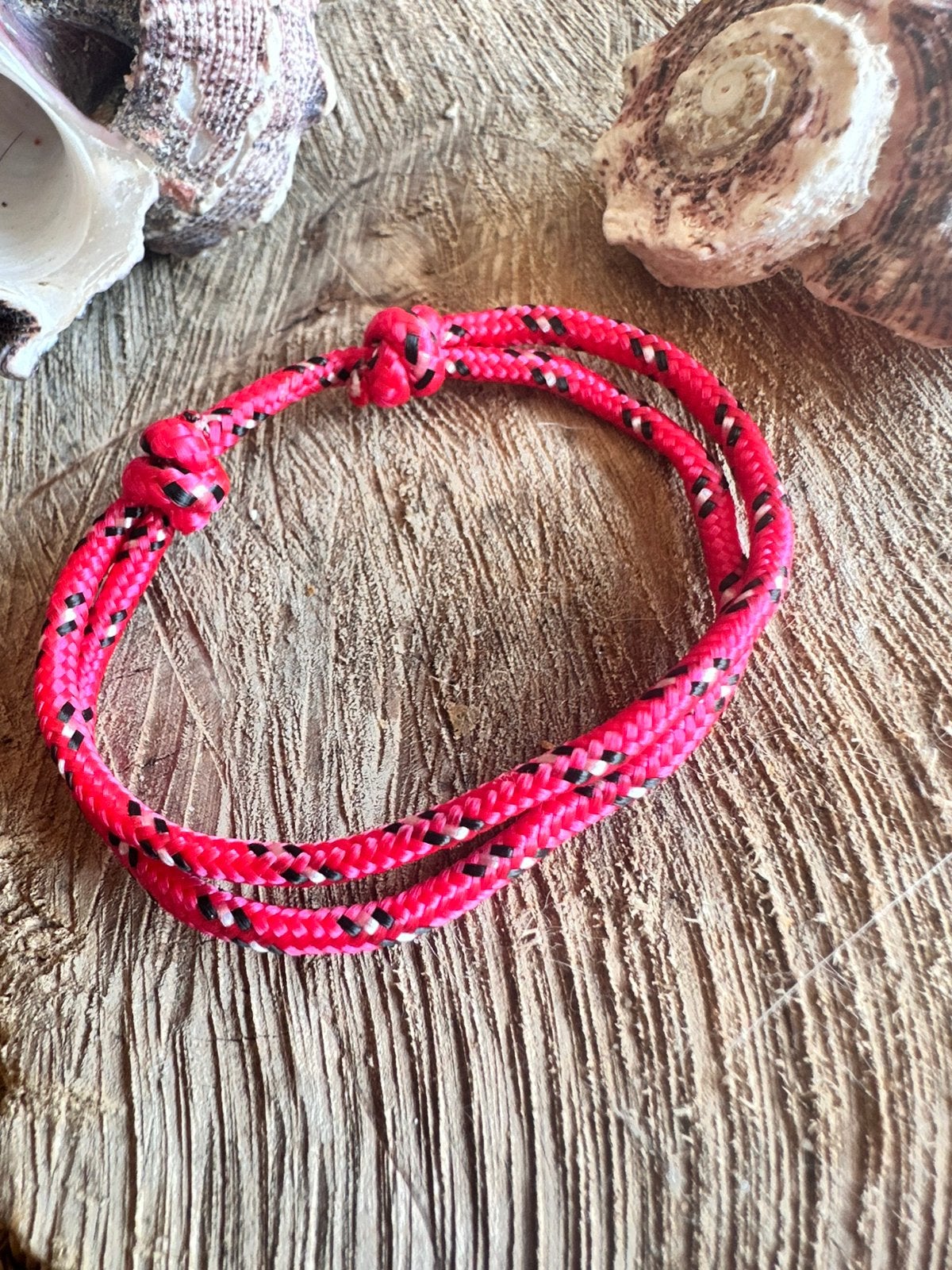 Boho armband / rood / multilayer bracelet / surflife / nieuw, Ophalen of Verzenden, Nieuw