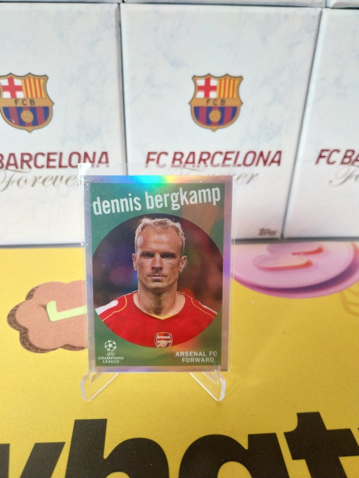 Dennis Bergkamp Topps Chrome 2022-2023, Ophalen of Verzenden, Zo goed als nieuw, Plaatje