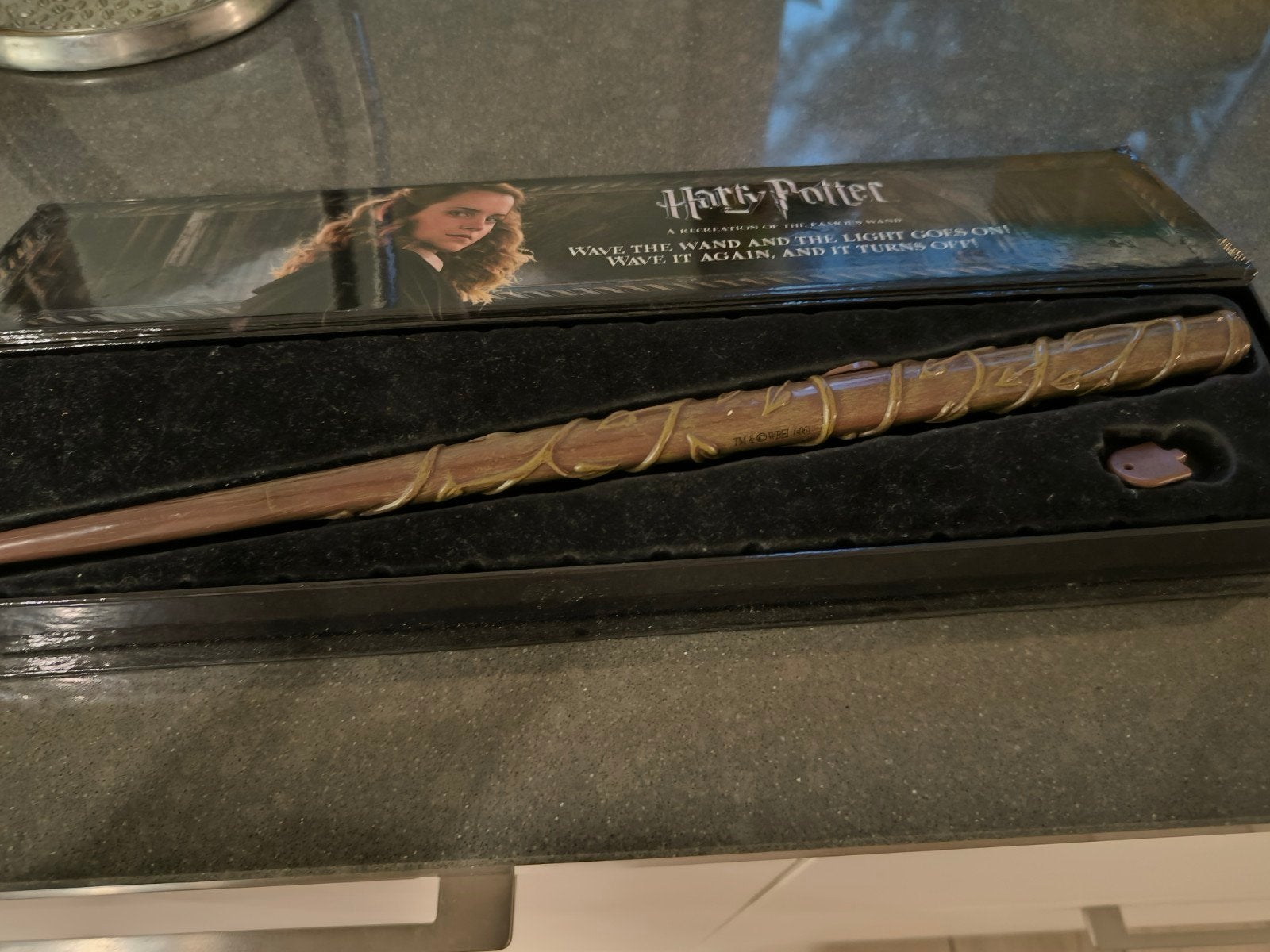 Harry Potter Hermione Granger's Toverstaf met gratis deken, Ophalen of Verzenden, Zo goed als nieuw, Jongen of Meisje