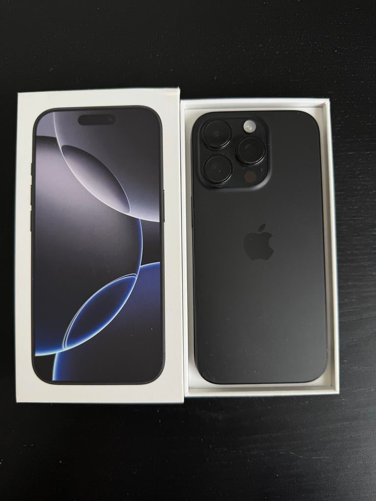 Iphone 16 pro 128 GB, 128 GB, Zwart, Nieuw, 90 %
