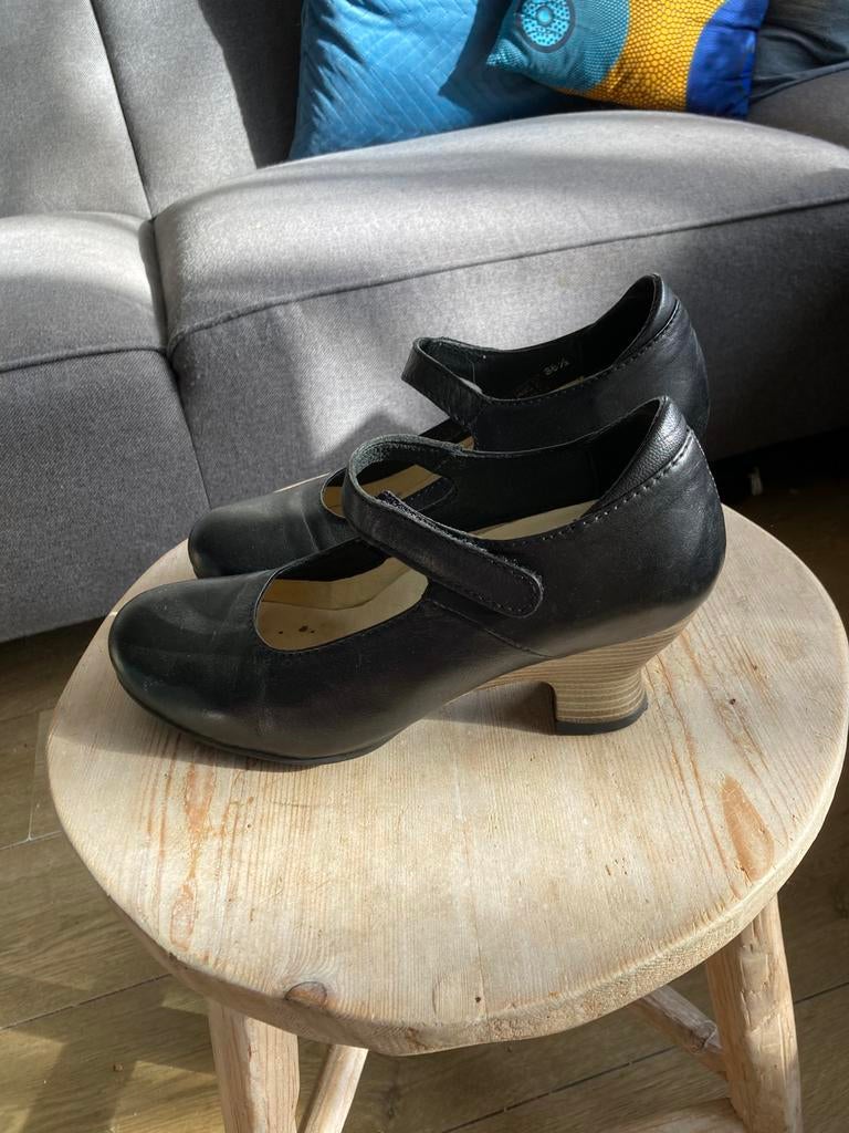 Wolky 38,5 zwart pump., Kleding | Dames, Schoenen, Ophalen of Verzenden, Zo goed als nieuw, Zwart