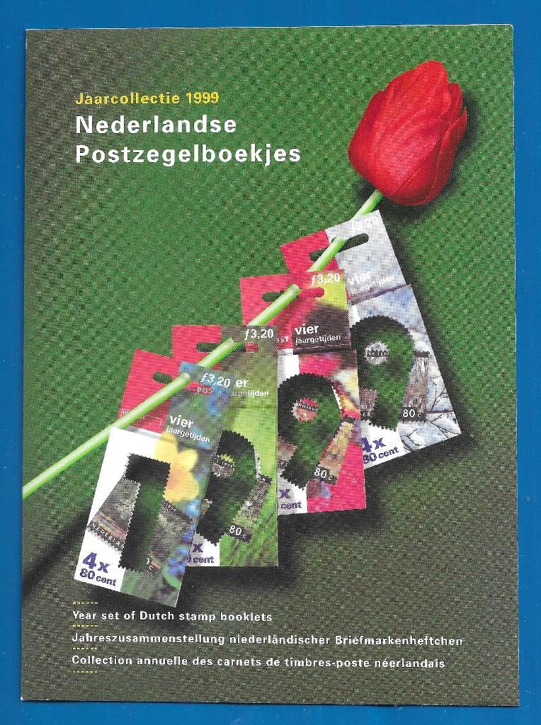 Jaarcollectie Nederlandse Postzegelboekjes - 1999, Verzenden, Na 1940, Postfris
