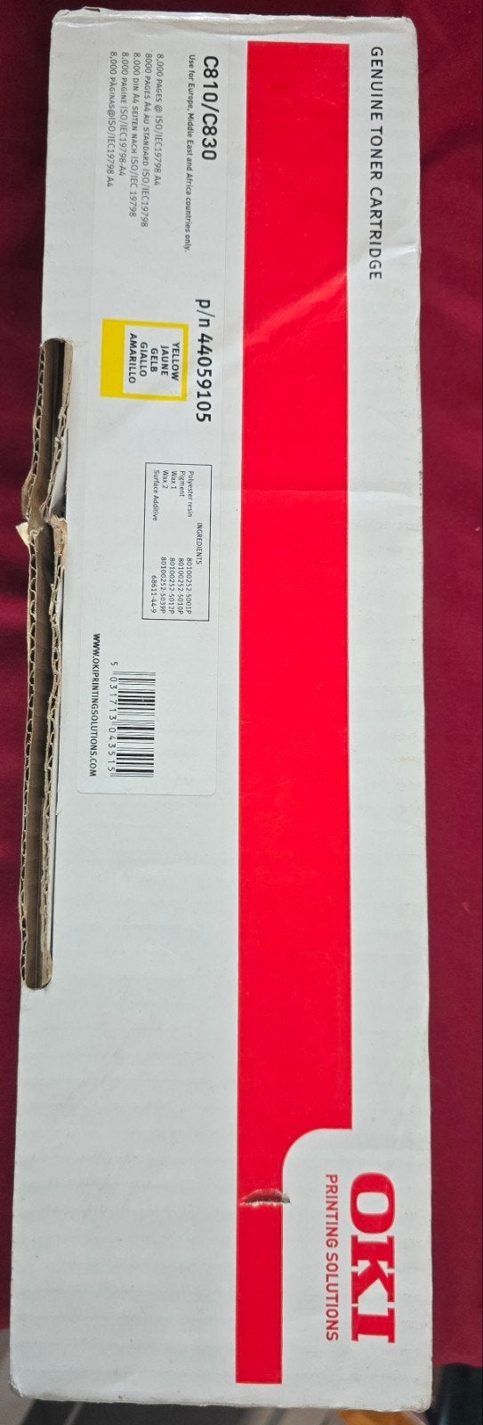 OKI 44059105, Ophalen of Verzenden, Nieuw, Toner, OKI