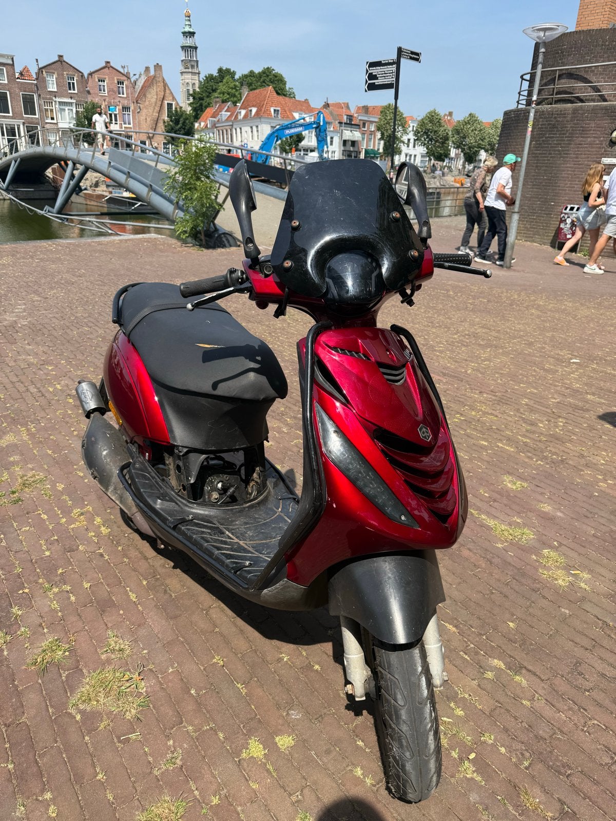 Zip 70cc Malossi - Bromkenteken - Trekt autowheelie, Ophalen, Piaggio, Gebruikt, Benzine