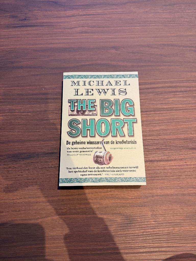 The big short Michael Lewis nederland, Boeken, Ophalen of Verzenden, Gelezen, Management, Michael lewis