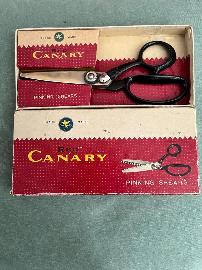 Vintage Canary Pinking Schaar - Kartelschaar, Ophalen of Verzenden, Gebruikt, Overige typen