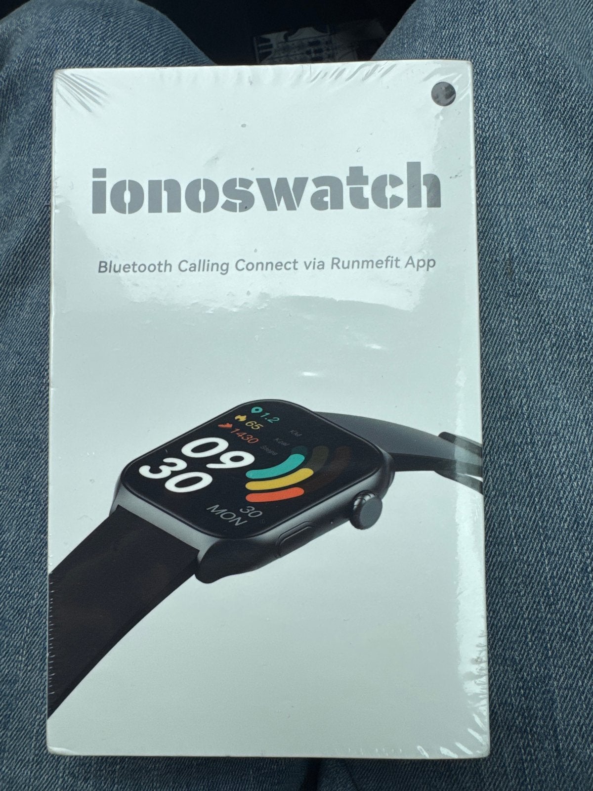 Nieuwe Ionoswatch Smartwatch - Ongeopend en Geseald, Hartslag, Zwart, Nieuw, Ophalen of Verzenden