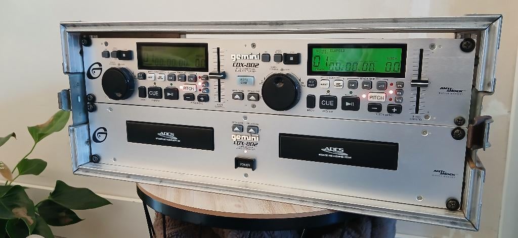 Gemini CDX-802 dubbele CD Speler, Ophalen of Verzenden, Gebruikt, Dj-set, Overige merken