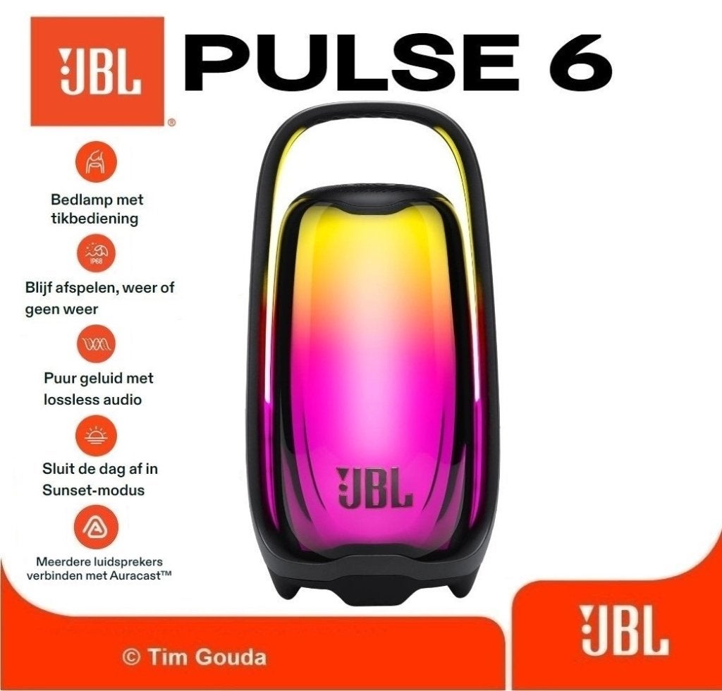 ✅ JBL Pulse 6 + 🎁 JBL Tune Beam 2 - NIEUW, JBL, Bluetooth, Overige typen, Nieuw