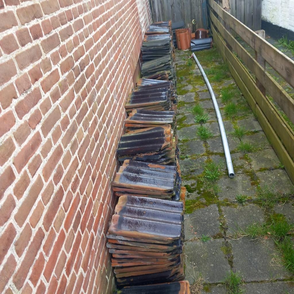 Friese golfjes geglazuurd, Doe-het-zelf en Verbouw, Ophalen, Gebruikt, Steen of Klei, 15 m² of meer
