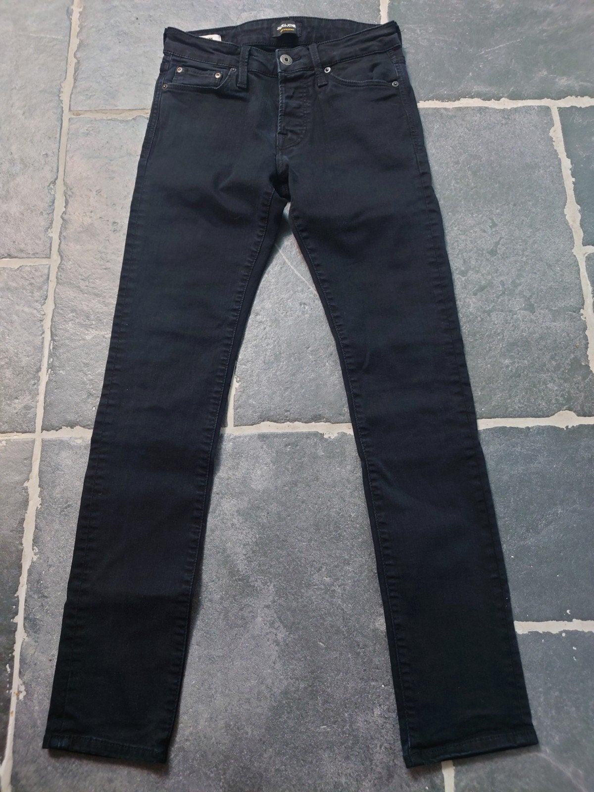 Jack & Jones, GLENN, Slim Fit, W28 L32, zwart, zgan! Rob2832, Zwart, W32 (confectie 46) of kleiner, Ophalen of Verzenden, Zo goed als nieuw