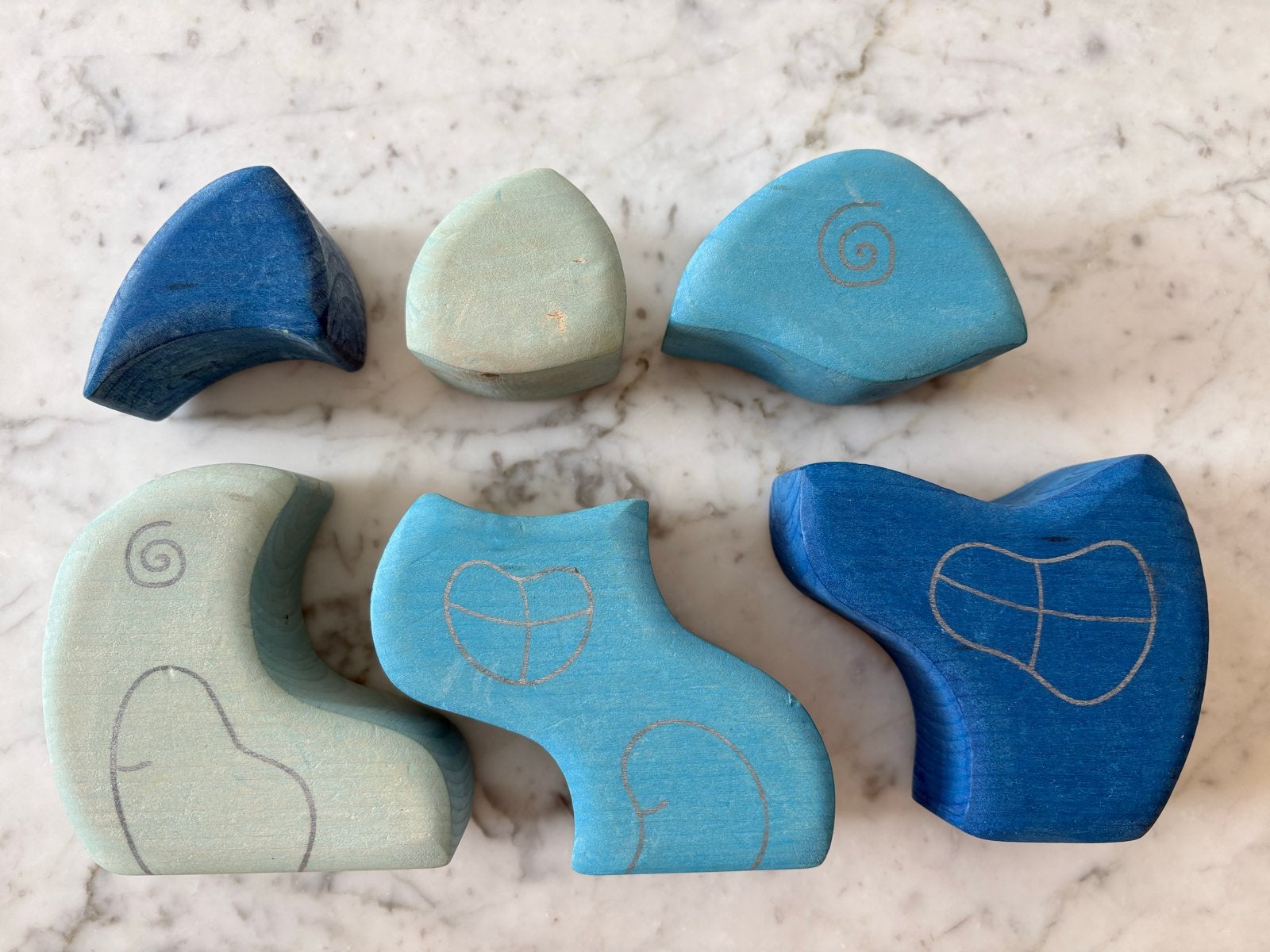 Grimm’s houten blokken huisjes Montessori, Kinderen en Baby's, Speelgoed | Houten speelgoed, Ophalen of Verzenden, Gebruikt, Overige typen