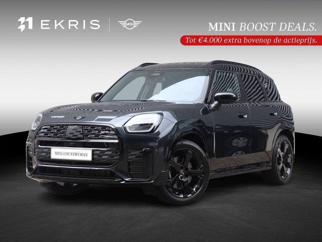MINI Countryman C John Cooper Works Uitvoering | Pakket L |, Auto's, Stof, SUV of Terreinwagen, Zilver of Grijs, 1635 kg